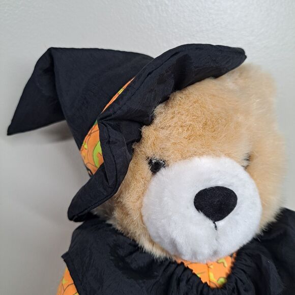 PUFFY Halloween Bear Plush Toy Cat PJs Bat Slippers Pumpkin Midwestern Home Prod - Picture 16 of 16